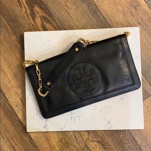 Tory Burch Black Large Clutch